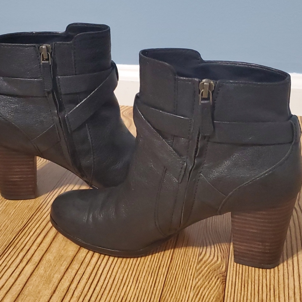 Cole Haan Grand OS Soft Leather Belted Booties - Picture 6 of 12